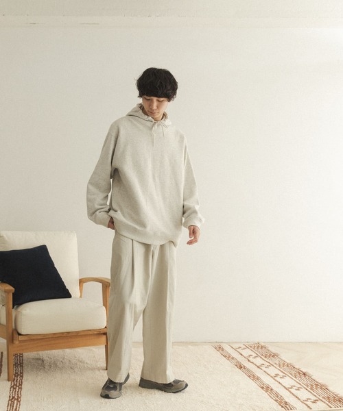 FORK&SPOON（フォークアンドスプーン）の「FORK&SPOON　ミーナフーディースウェット（パーカー・メンズ・ネイビー/ホワイト系その他/グリーン系その他・4/5）」の10枚目の写真