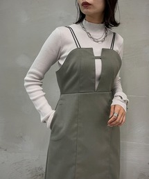 &g'aime | 【&g’aime】バックベルトキャミワンピース(ワンピース)