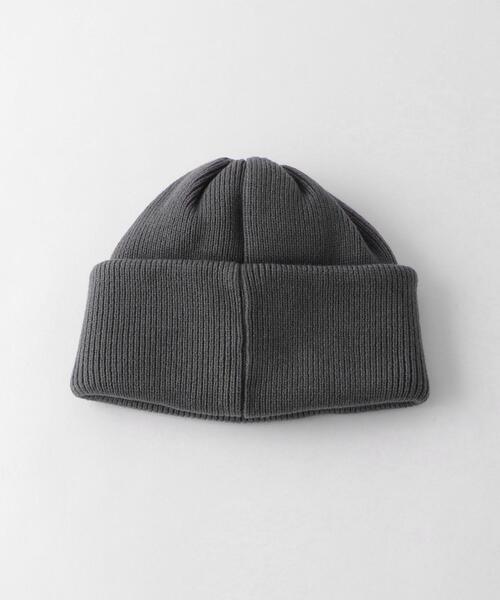 Steven Alan（スティーブンアラン）の「＜crepuscule＞ C/A BEANIE/ビーニー（ニットキャップ/ビーニー・メンズ・ネイビー/ダークグレー/コバルトブルー・FREE）」の4枚目の写真