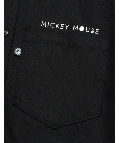 Little sunny bite（リトルサニーバイト）の「little sunny bite Disney collection Twill shirts jacket（カバーオール・レディース・ブラウン/ピンク/ブラック・SMALL/MEDIUM）」の7枚目の写真