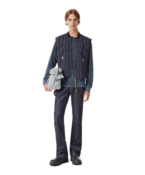 DIESEL(ディーゼル)の「メンズ ジャケット ベスト ダウン ジップアップ(ダウンベスト・メンズ・ブラック・LARGE/MEDIUM)」の6枚目の写真