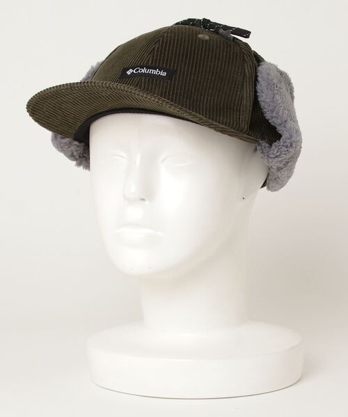 Columbia（コロンビア）の「columbia/コロンビア キャップ 防寒 ケンドリックパークファーフラップキャップ PU5412（キャップ・メンズ・ブラック/ブラウン/グリーン/ブラック×ブラック/グレー系その他/グレー・FREE）」の8枚目の写真