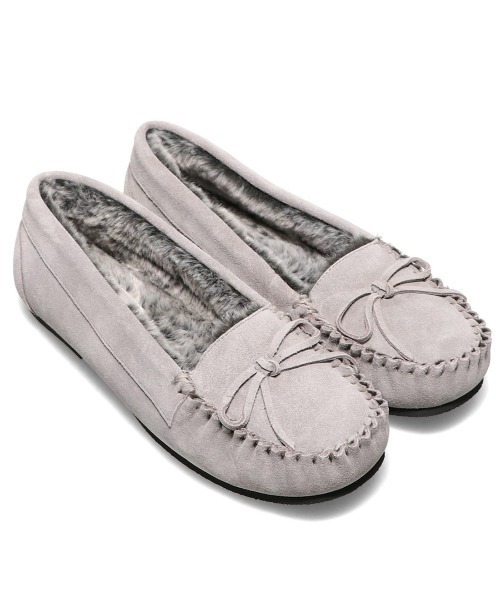 Minnetonka（ミネトンカ）の「Minnetonka  CLEARWATERⅡ  / ミネトンカ クリアウォーター（モカシン/デッキシューズ・レディース・グレー/ブラック・25.0cm/23.0cm/24.0cm）」の6枚目の写真