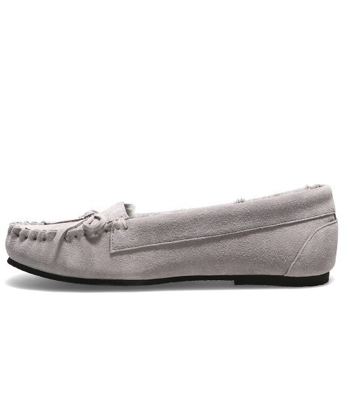 Minnetonka（ミネトンカ）の「Minnetonka  CLEARWATERⅡ  / ミネトンカ クリアウォーター（モカシン/デッキシューズ・レディース・グレー/ブラック・25.0cm/23.0cm/24.0cm）」の8枚目の写真