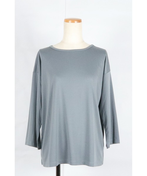 AULA AILA（アウラアイラ）の「メッシュレイヤードトップス（Tシャツ/カットソー・レディース・ブラック/グレー/オレンジ/アイボリー・0）」の13枚目の写真