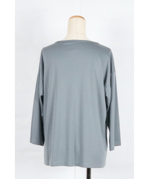 AULA AILA（アウラアイラ）の「メッシュレイヤードトップス（Tシャツ/カットソー・レディース・ブラック/グレー/オレンジ/アイボリー・0）」の14枚目の写真