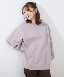 SHOO・LA・RUE | 裏起毛ロゴプルオーバー(スウェット)