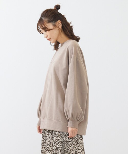 SHOO・LA・RUE（シューラルー）の「◆裏起毛ロゴプルオーバー（スウェット・レディース・チャコールグレー/ナチュラル/ブルー/ブラック系/ブラウン系その他2/ピンク系1・00）」の21枚目の写真