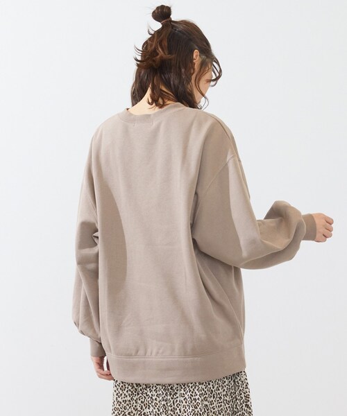 SHOO・LA・RUE（シューラルー）の「◆裏起毛ロゴプルオーバー（スウェット・レディース・チャコールグレー/ナチュラル/ブルー/ブラック系/ブラウン系その他2/ピンク系1・00）」の18枚目の写真