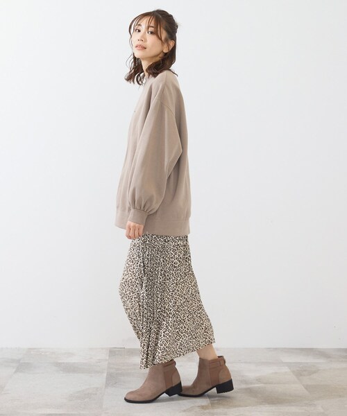 SHOO・LA・RUE（シューラルー）の「◆裏起毛ロゴプルオーバー（スウェット・レディース・チャコールグレー/ナチュラル/ブルー/ブラック系/ブラウン系その他2/ピンク系1・00）」の12枚目の写真