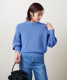 UNITED ARROWS | ＜UNITED ARROWS＞C/PE アゼ ボリュームスリーブ ニット W †(ニット/セーター)