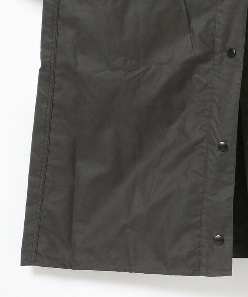 Barbour（バブアー）の「Barbour / BURGHLEY OS オイルドコットン ロングコート（その他アウター・メンズ・グレー/ブラック/オリーブ・36/38/40）」の8枚目の写真
