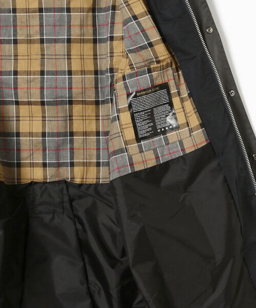 Barbour（バブアー）の「Barbour / BURGHLEY OS オイルドコットン ロングコート（その他アウター・メンズ・グレー/ブラック/オリーブ・36/38/40）」の9枚目の写真