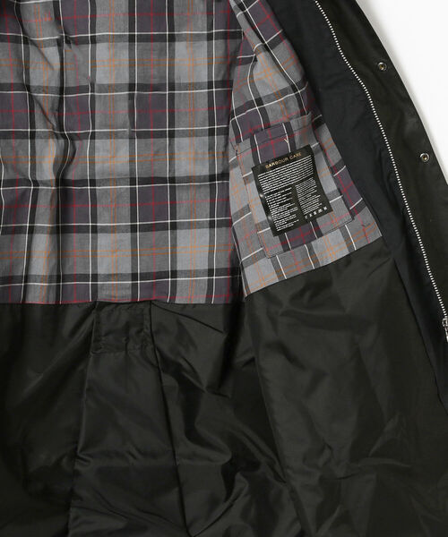 Barbour（バブアー）の「Barbour / BURGHLEY OS オイルドコットン ロングコート（その他アウター・メンズ・グレー/ブラック/オリーブ・36/38/40）」の12枚目の写真