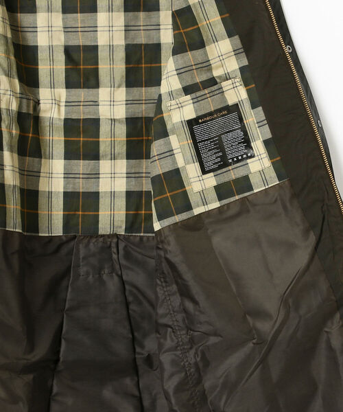 Barbour（バブアー）の「Barbour / BURGHLEY OS オイルドコットン ロングコート（その他アウター・メンズ・グレー/ブラック/オリーブ・36/38/40）」の15枚目の写真