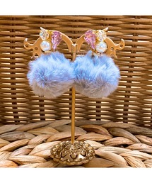 【LoveAmooN】bijou×fur pinkgray (MA)