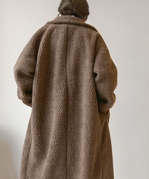 Bab（バブ）の「ボアロングコート（その他アウター）」 - WEAR
