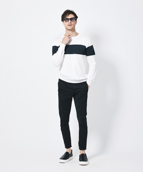 junhashimoto（ジュンハシモト）の「P56 SLIM SPORTS PANT（その他パンツ・メンズ・ベージュ/ブラック・2/4/3/5）」の6枚目の写真