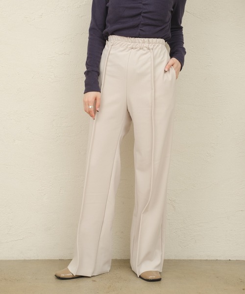 ONEME（ワンム）の「【 ONEME 】 ピンタックニットパンツ（その他パンツ・レディース・チャコールグレー/グレイッシュベージュ・FREE）」の16枚目の写真