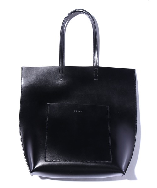 YAHKI（ヤーキ）の「YAHKI/ヤーキ SOFT W FACE レザートートバッグ A4 リバーシブル（トートバッグ・メンズ・ライトベージュ/ブラック・FREE）」の9枚目の写真
