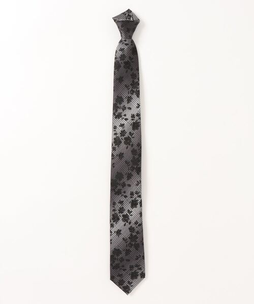 renoma(レノマ)の「*レノマ オム/renoma HOMMEシルク パネル柄 ナロータイ 7.0cm幅(ネクタイ・メンズ・ライトグレー/サックスブルー/ピンク/グレー系その他2・FREE)」の1枚目の写真