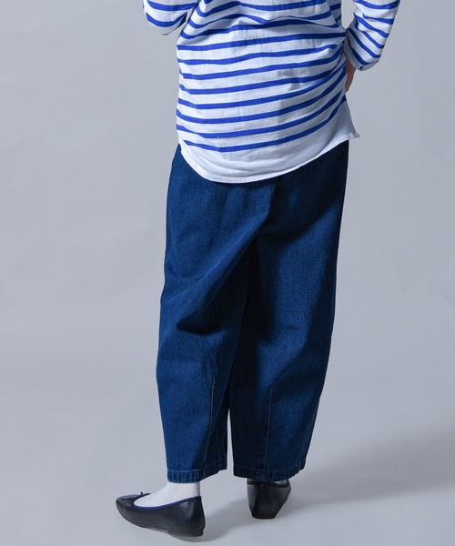 folka（フォルカ）の「【folka（フォルカ）】2022 S/S デニムサーカスパンツ（デニムパンツ・レディース・ワンウォッシュ/ブルー・M/L）」の6枚目の写真