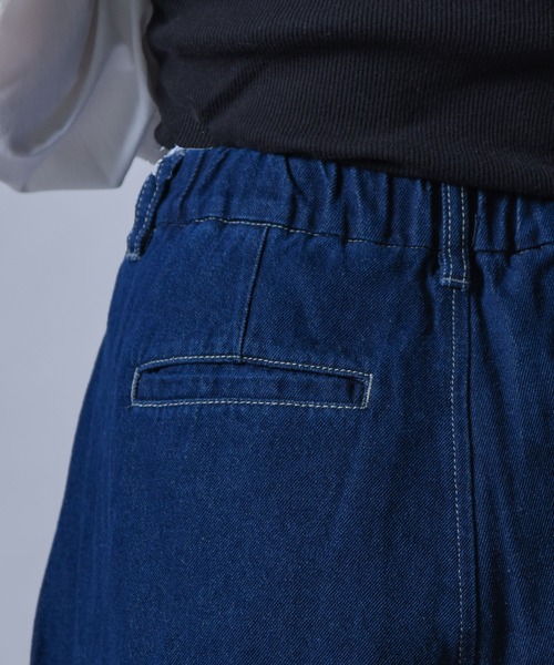 folka（フォルカ）の「【folka（フォルカ）】2022 S/S デニムサーカスパンツ（デニムパンツ・レディース・ワンウォッシュ/ブルー・M/L）」の7枚目の写真