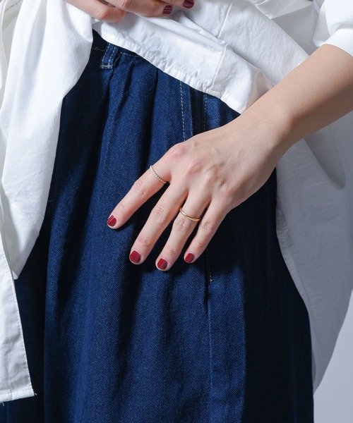 folka（フォルカ）の「【folka（フォルカ）】2022 S/S デニムサーカスパンツ（デニムパンツ・レディース・ワンウォッシュ/ブルー・M/L）」の8枚目の写真