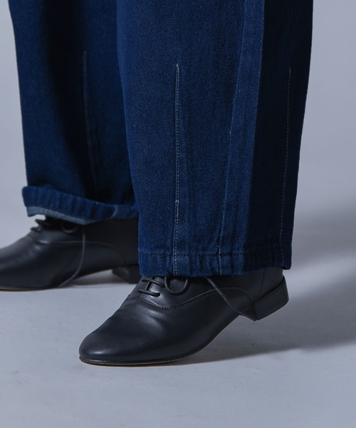 folka（フォルカ）の「【folka（フォルカ）】2022 S/S デニムサーカスパンツ（デニムパンツ・レディース・ワンウォッシュ/ブルー・M/L）」の9枚目の写真