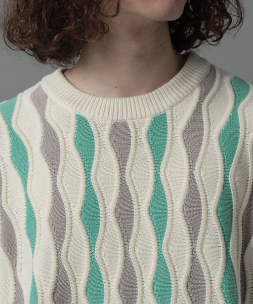 HARE（ハレ）の「ウェーブニット(HARE)（ニット/セーター）」 - WEAR