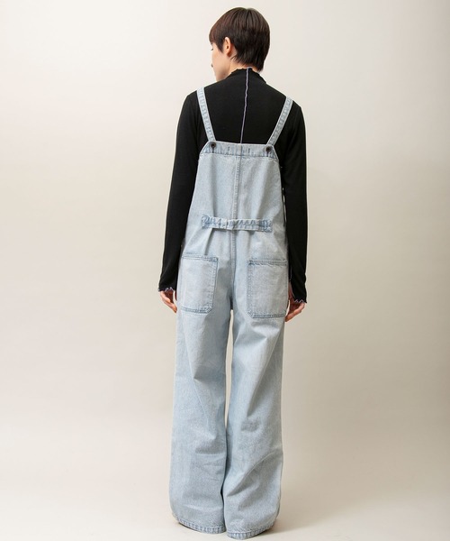 Johnbull（ジョンブル）の「【WEB限定】デニムチューブサロペット