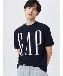 GAP | ウォッシュド ロー ジャージ GAPロゴ イージーTシャツ(Tシャツ/カットソー)