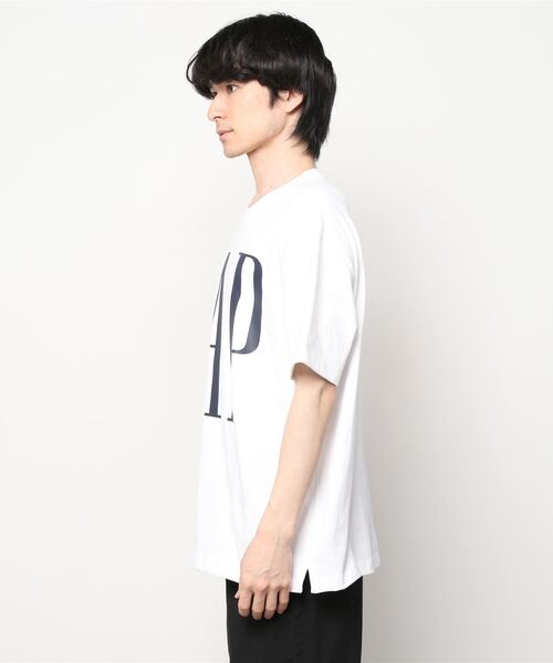 GAP（ギャップ）の「ウォッシュド ロー ジャージ GAPロゴ イージーTシャツ（Tシャツ/カットソー・メンズ・ホワイト/ピンク/パープル/ブルー/ネイビー/ブラウン・S/L/XL/M/XS）」の8枚目の写真