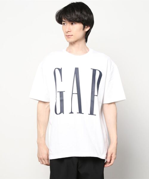 GAP（ギャップ）の「ウォッシュド ロー ジャージ GAPロゴ イージーTシャツ（Tシャツ/カットソー・メンズ・ホワイト/ピンク/パープル/ブルー/ネイビー/ブラウン・S/L/XL/M/XS）」の21枚目の写真