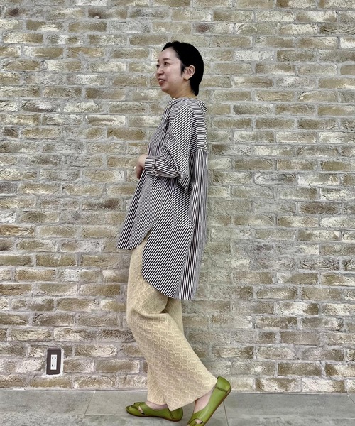 SALON adam et rope'（サロン アダム エ ロペ）の「ニットジャカードパンツ（その他パンツ・レディース・ベージュ/カーキ・FREE）」の15枚目の写真