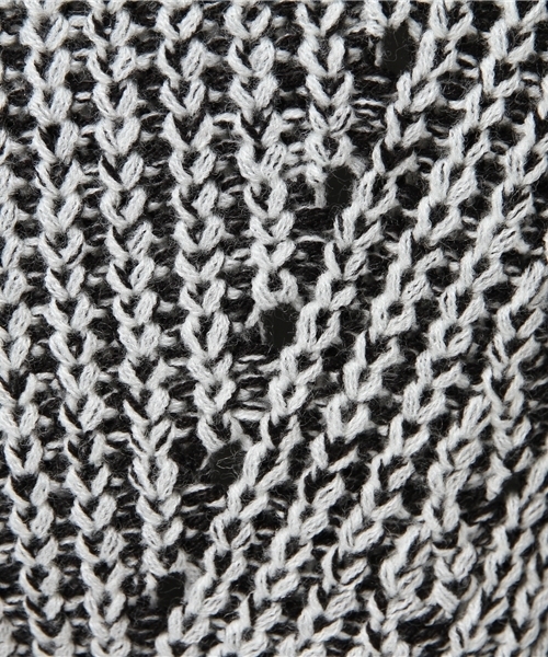 GYDA（ジェイダ）の「アイレットニット（ニット/セーター・レディース・オフホワイト/ブラック/その他/その他1・FREE）」の11枚目の写真