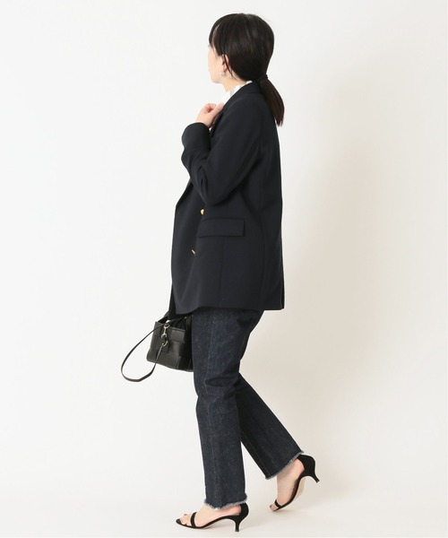 journal standard L'essage（ジャーナルスタンダードレサージュ）の「ヴィスポリオックスブレザージャケット◆（テーラードジャケット・レディース・ネイビー・FREE）」の6枚目の写真