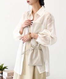 sango | シアーストライプビッグシャツ(シャツ/ブラウス)