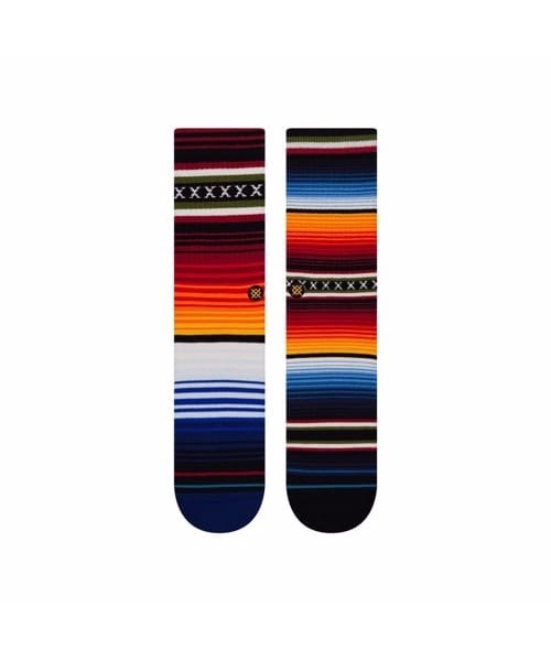 STANCE（スタンス）の「【STANCE/スタンス】CURREN ST CREW  メンズプリントソックス アシンメトリー（ソックス/靴下・メンズ・レッド・LARGE/SMALL）」の10枚目の写真