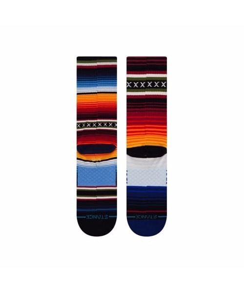 STANCE（スタンス）の「【STANCE/スタンス】CURREN ST CREW  メンズプリントソックス アシンメトリー（ソックス/靴下・メンズ・レッド・LARGE/SMALL）」の11枚目の写真