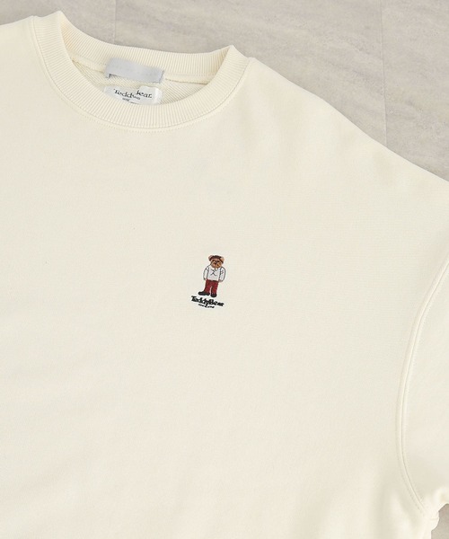 SENSE OF PLACE by URBAN RESEARCH（センスオブプレイスバイアーバンリサーチ）の「『別注』『ユニセックス』TeddyBear×SENSE OF PLACE テディベアスウェットシャツ（スウェット・メンズ・ブラック/ブルー/グリーン/ライトベージュ・MEDIUM/LARGE）」の3枚目の写真