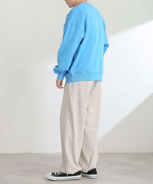 SENSE OF PLACE by URBAN RESEARCH（センスオブプレイスバイアーバンリサーチ）の「『別注』『ユニセックス』TeddyBear×SENSE OF PLACE テディベアスウェットシャツ（スウェット・メンズ・ブラック/ブルー/グリーン/ライトベージュ・MEDIUM/LARGE）」の10枚目の写真