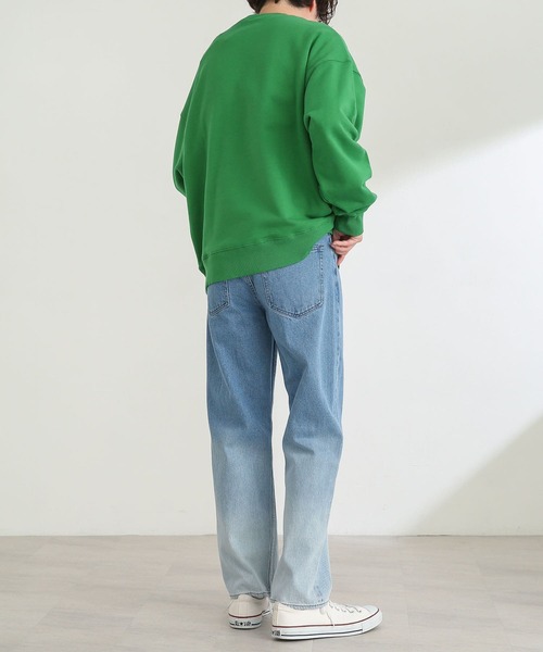 SENSE OF PLACE by URBAN RESEARCH（センスオブプレイスバイアーバンリサーチ）の「『別注』『ユニセックス』TeddyBear×SENSE OF PLACE テディベアスウェットシャツ（スウェット・メンズ・ブラック/ブルー/グリーン/ライトベージュ・MEDIUM/LARGE）」の11枚目の写真