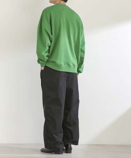 SENSE OF PLACE by URBAN RESEARCH（センスオブプレイスバイアーバンリサーチ）の「『別注』『ユニセックス』TeddyBear×SENSE OF PLACE テディベアスウェットシャツ（スウェット・メンズ・ブラック/ブルー/グリーン/ライトベージュ・MEDIUM/LARGE）」の7枚目の写真