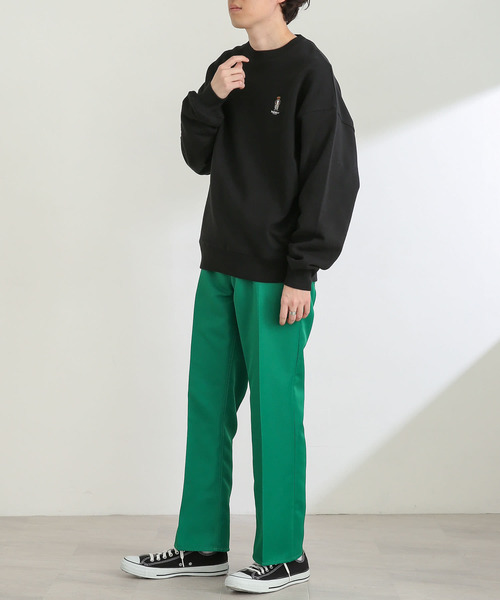 SENSE OF PLACE by URBAN RESEARCH（センスオブプレイスバイアーバンリサーチ）の「『別注』『ユニセックス』TeddyBear×SENSE OF PLACE テディベアスウェットシャツ（スウェット・メンズ・ブラック/ブルー/グリーン/ライトベージュ・MEDIUM/LARGE）」の17枚目の写真