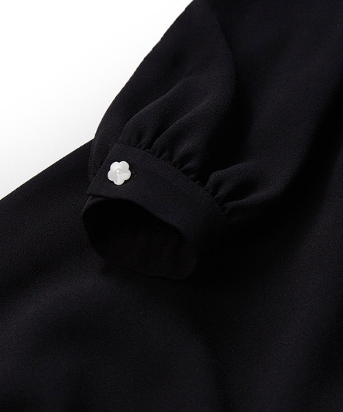 DEBB（デップ）の「【DEBB 】クラシックハンカチーフワンピース / Classic Handkerchief Dress（ワンピース・レディース・ブラック・SMALL/MEDIUM）」の9枚目の写真