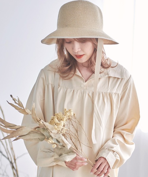 Dita(ディータ)の「あご紐付きウォッシャブルハット(ハット・レディース・ブラック/ベージュ/モカ・FREE)」の14枚目の写真