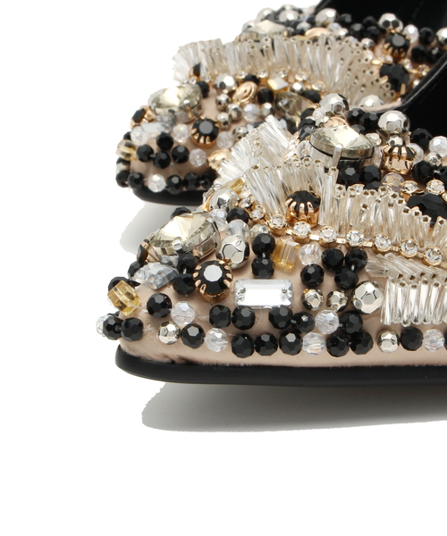 GRACE CONTINENTAL（グレースコンチネンタル）の「サテンビジューパンプス（パンプス・レディース・ブラック系その他/ベージュ・37/36/38）」の7枚目の写真