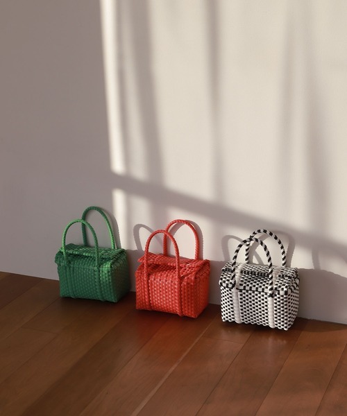 A part by（アパートバイ）の「カラーボックスバッグ　274192（ハンドバッグ・レディース・オフホワイト/オレンジ/グリーン系その他4/レッド系その他5・FREE）」の5枚目の写真