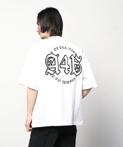 A4A（エーフォーエー）の「A4A/エーフォーエー/STUDIUM SS Tee/半袖Tシャツ（Tシャツ/カットソー・メンズ・ホワイト/ブラック・LARGE/MEDIUM）」の2枚目の写真